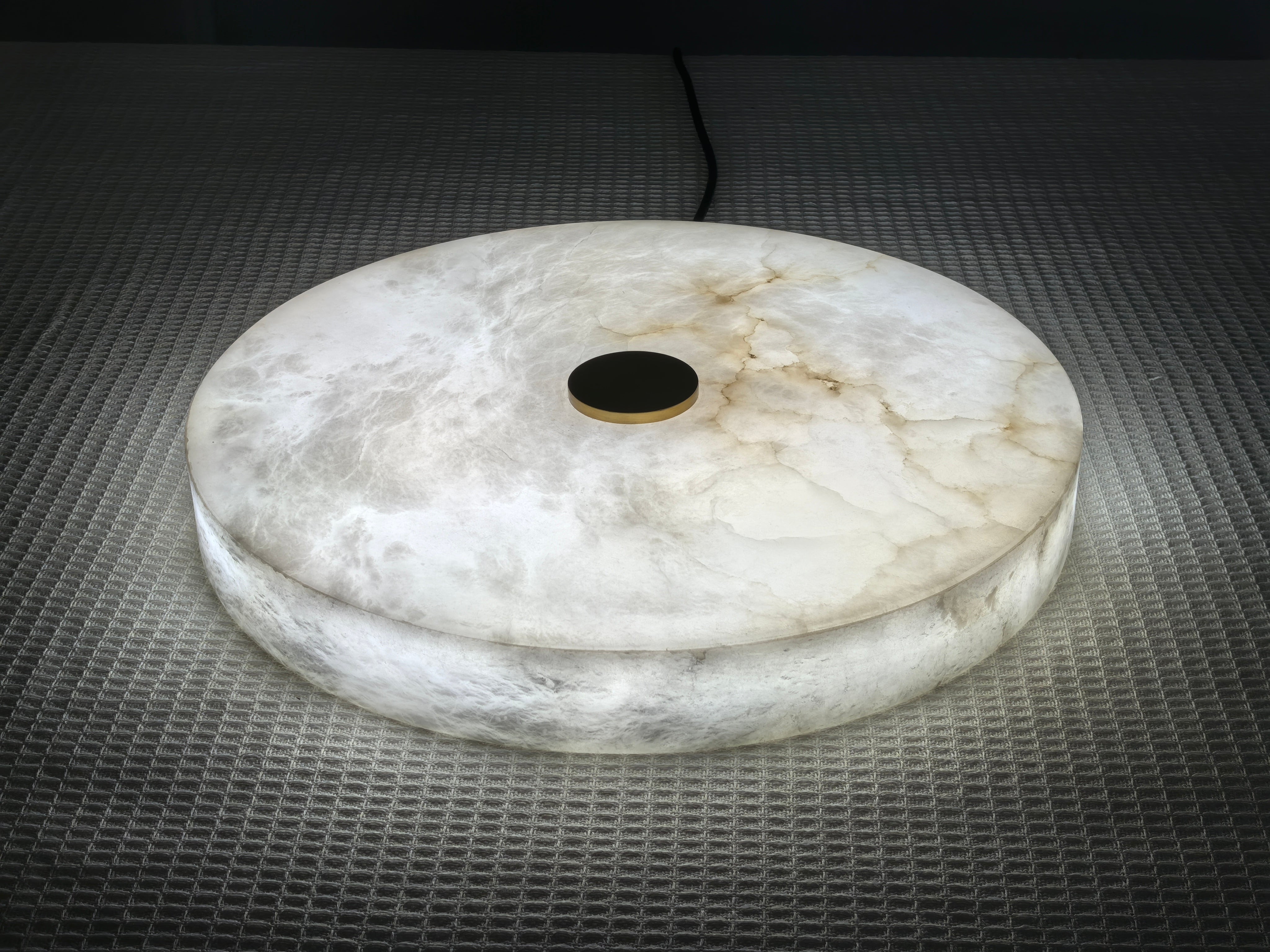 WOMO Modern Round Alabaster Ceiling Light-WM1118