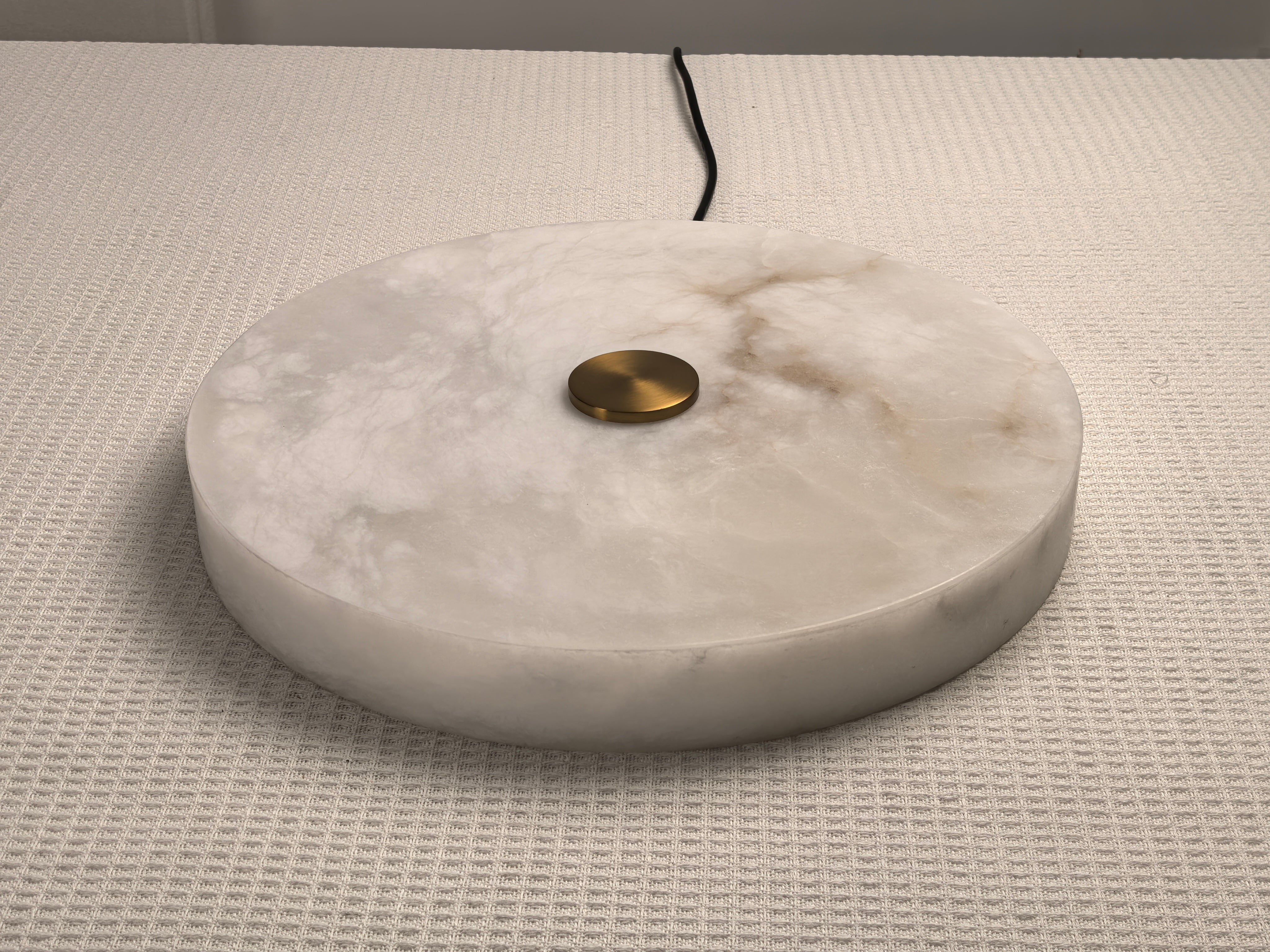 WOMO Modern Round Alabaster Ceiling Light-WM1118