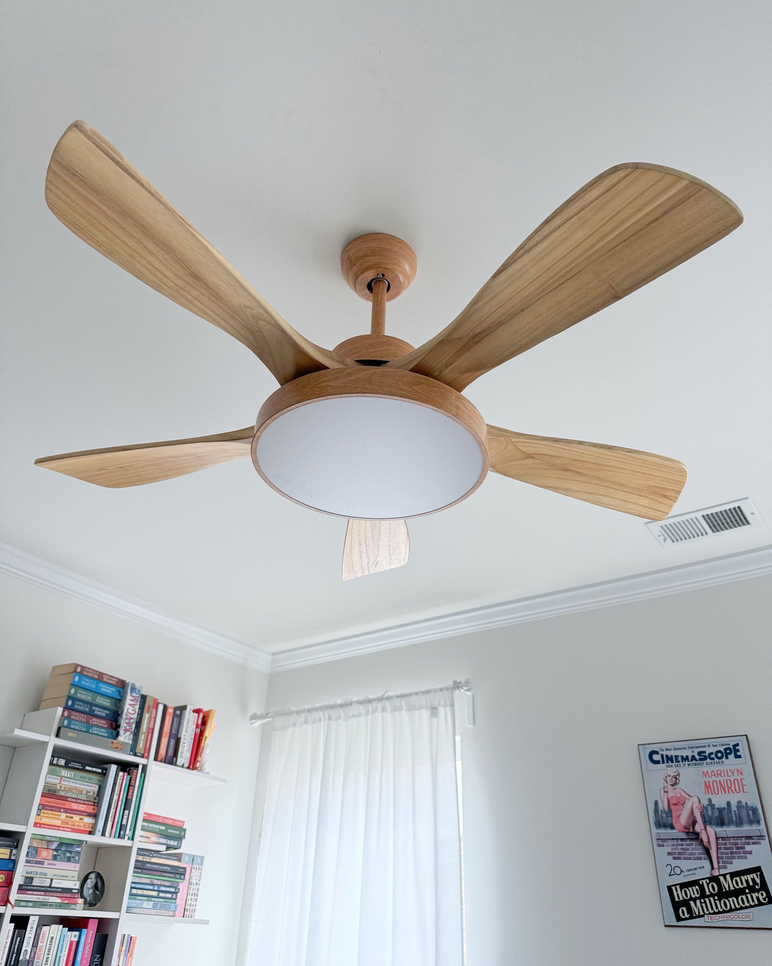 WOMO Scandi Wende-Deckenventilator mit Licht-WM5002