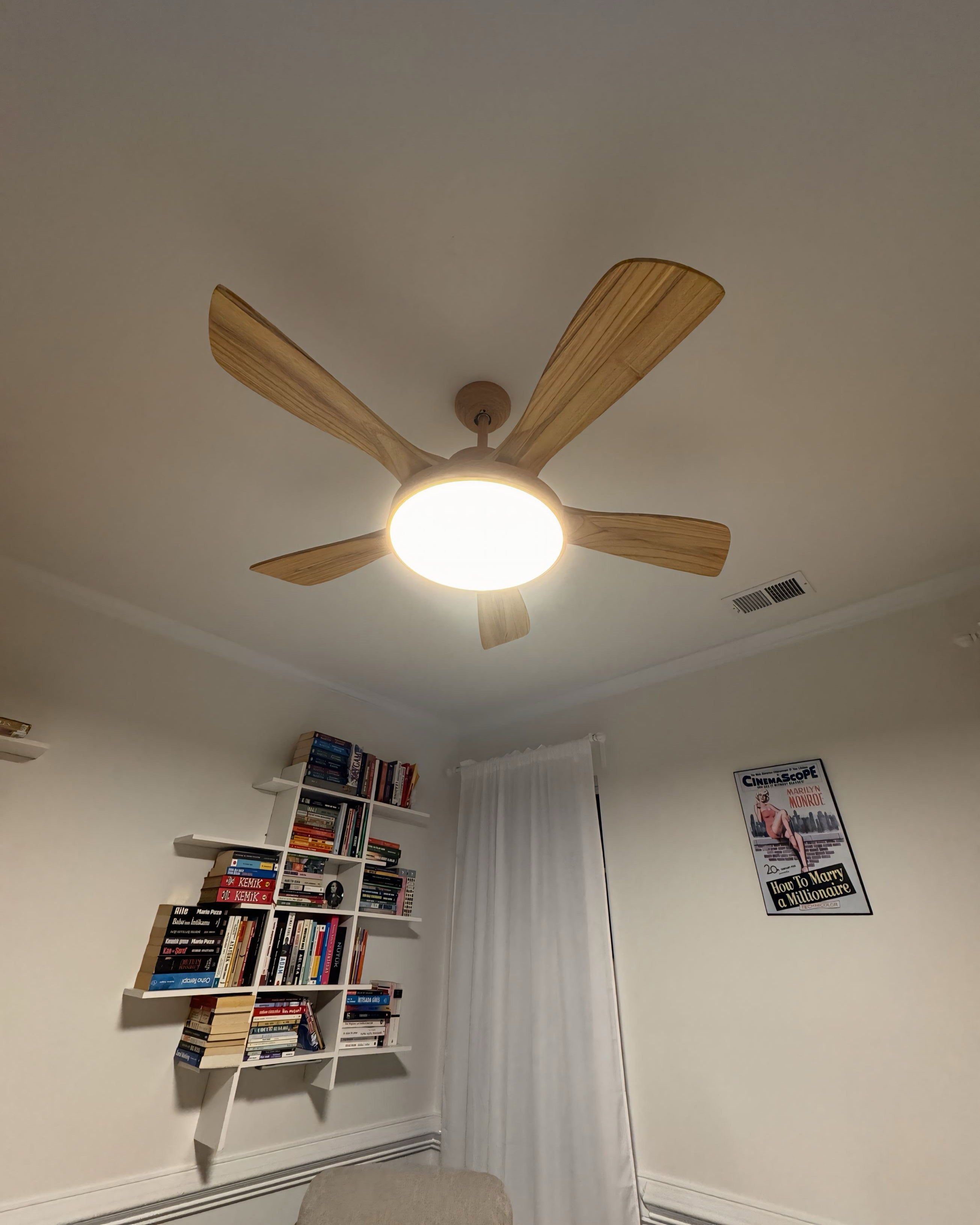 WOMO Scandi Wende-Deckenventilator mit Licht-WM5002