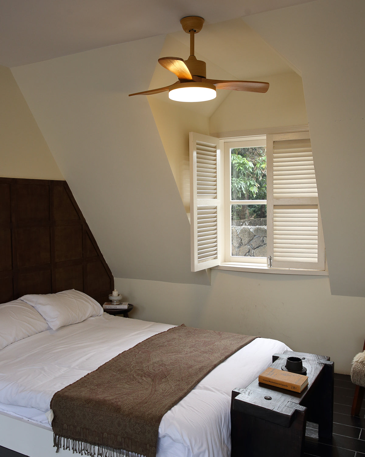 WOMO Scandi Wende-Deckenventilator mit Licht-WM5002