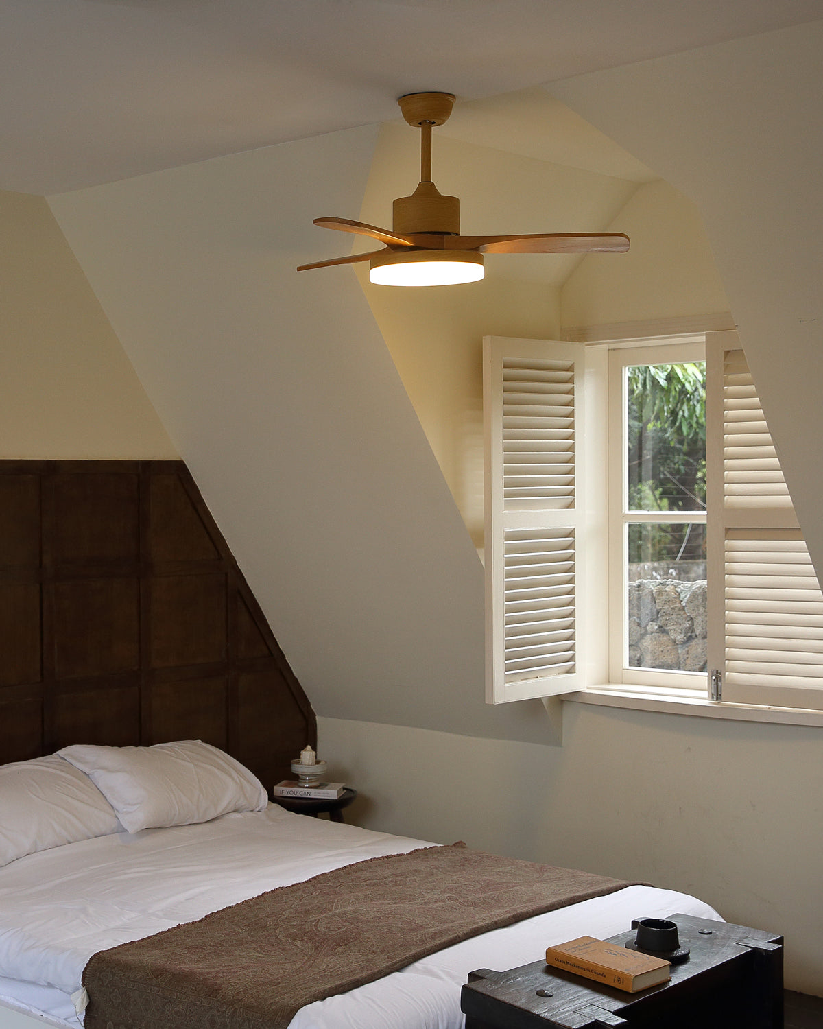 WOMO Scandi Wende-Deckenventilator mit Licht-WM5002
