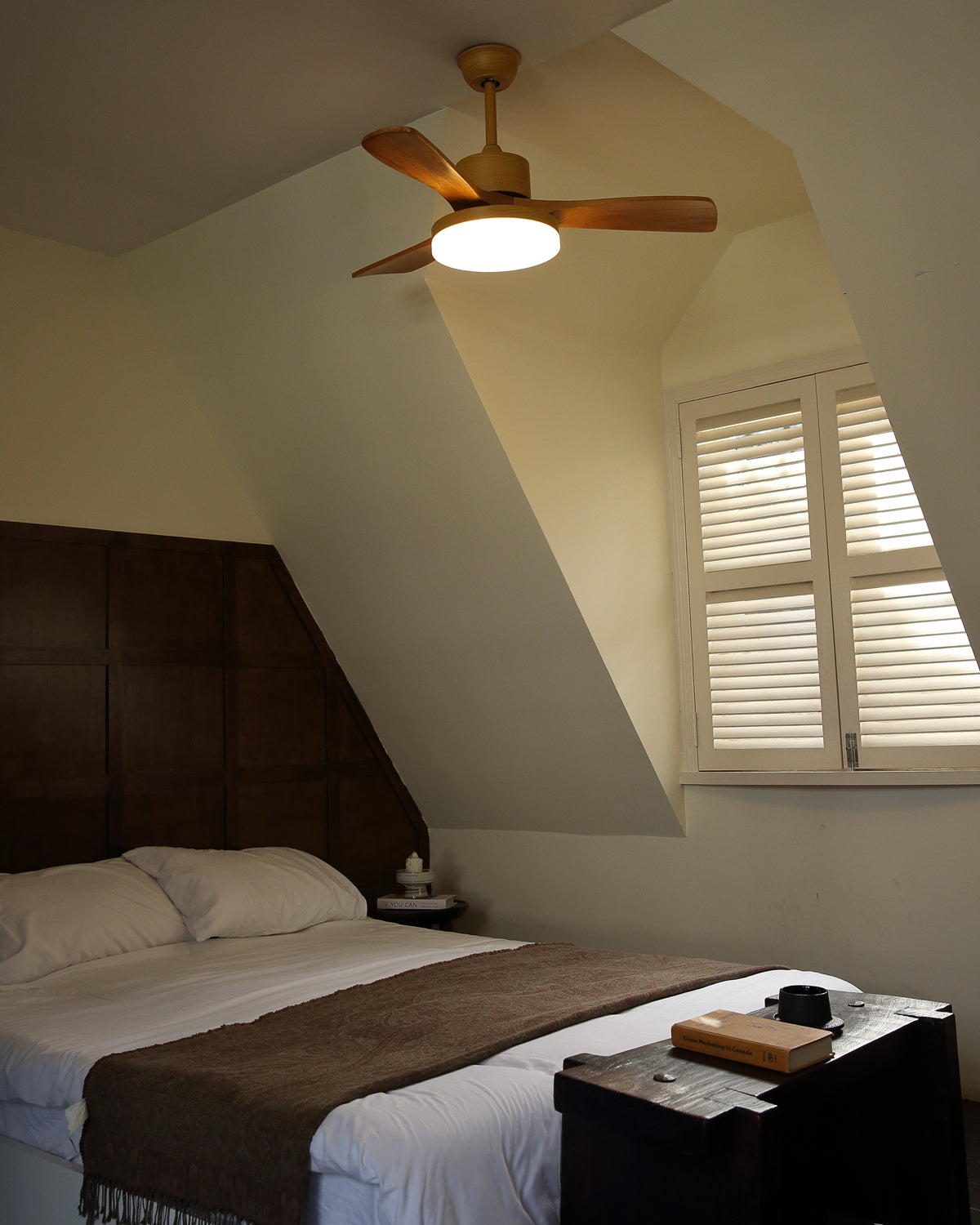 WOMO Scandi Wende-Deckenventilator mit Licht-WM5002