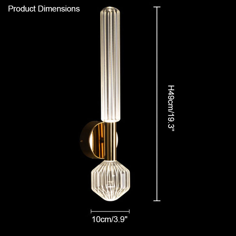 WOMO Cypher Vertikale/Horizontale Glas-Pendelleuchte-WM2153