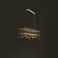 WOMO Rectangular Sculpture Chandelier-WM2200