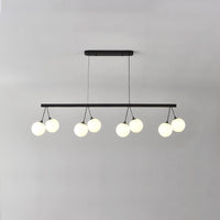 WOMO Black Chandelier Round Glass Globes-WM2318