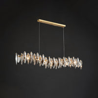 WOMO Lustre linéaire en cristal fumé-WM2188
