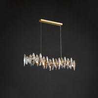 WOMO Lustre linéaire en cristal fumé-WM2188
