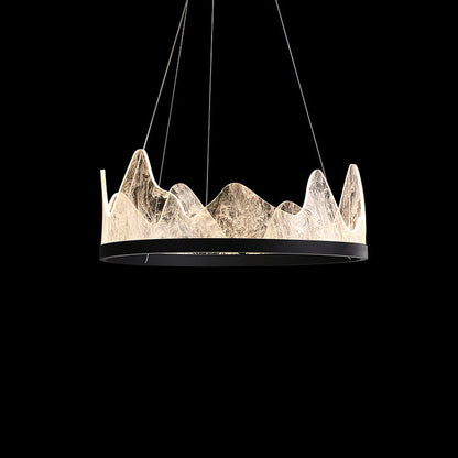 WOMO Wavy Round Chandelier-WM2361