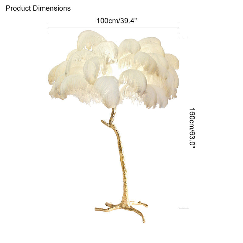 WOMO Fan Palm Floor Lamp -WM7000