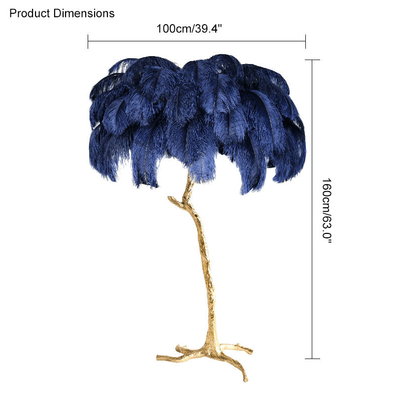 WOMO Fan Palm Floor Lamp -WM7000