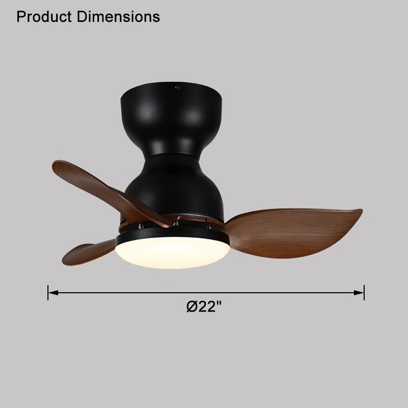 WOMO Kleine Deckenventilatorlampe WM5098