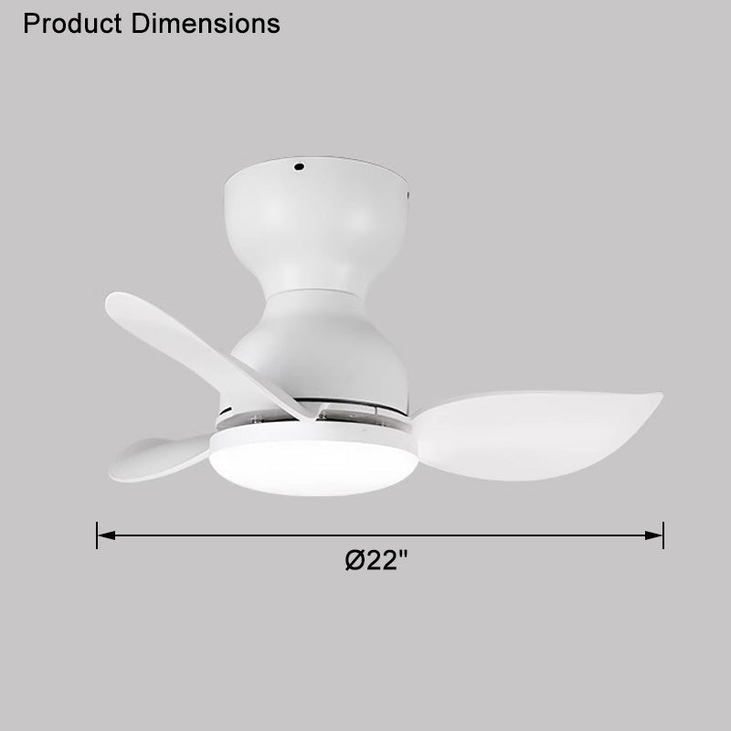 WOMO Kleine Deckenventilatorlampe WM5098