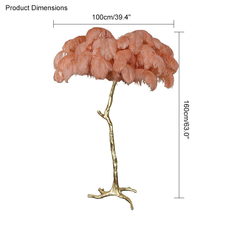 WOMO Fan Palm Floor Lamp -WM7000
