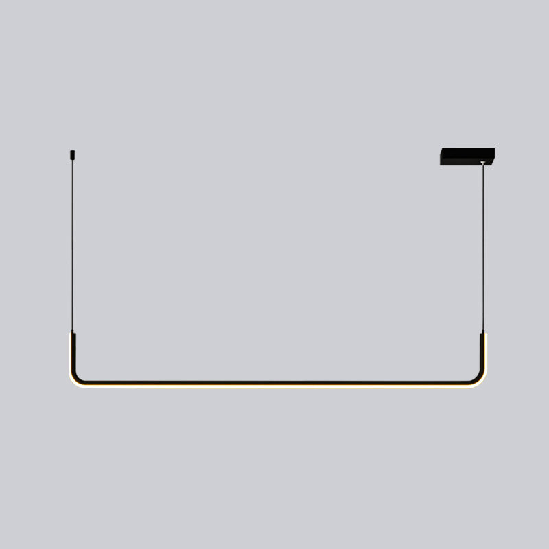 WOMO Lange Metall Pendelleuchte Esstisch Minimalistisch-WM2001
