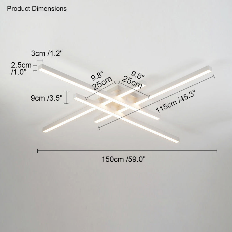 WOMO Simple Low Profile Flush Mount Ceiling Light-WM1004