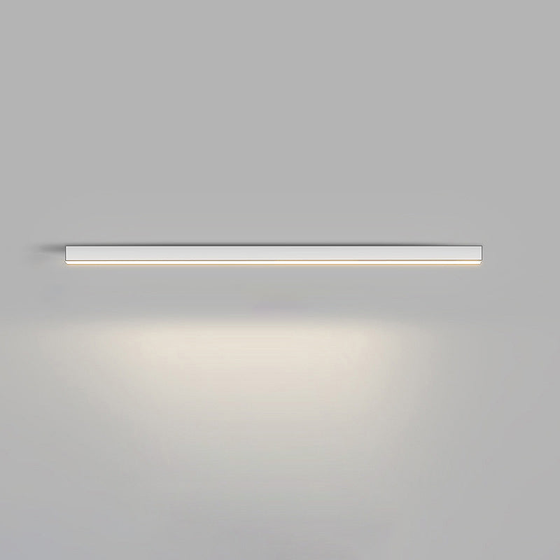WOMO Lineare LED Deckenleuchte Flur Lang Schmal Metall-WM1003