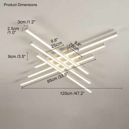 WOMO Simple Low Profile Flush Mount Ceiling Light-WM1004