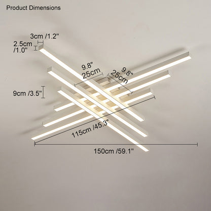 WOMO Simple Low Profile Flush Mount Ceiling Light-WM1004