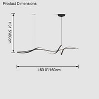 WOMO Suspension LED Spirale noire - WM2299
