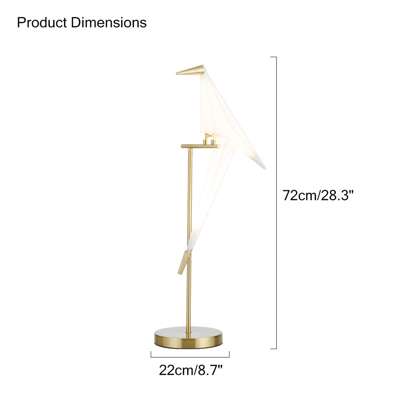 WOMO Crane Origami Bird Table Lamp - WM8006