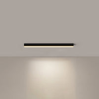 WOMO Lineare LED Deckenleuchte Flur Lang Schmal Metall-WM1003