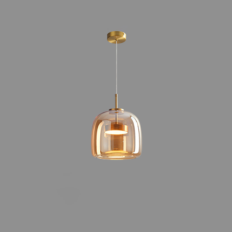 WOMO LED Pendant Light Round Glass Kitchen Modern-WM2145