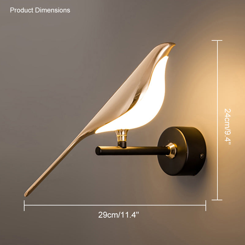 WOMO Gold Birds Wandleuchte-WM6033