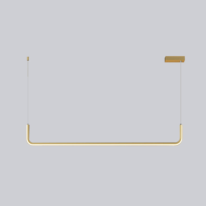 WOMO Lange Metall Pendelleuchte Esstisch Minimalistisch-WM2001