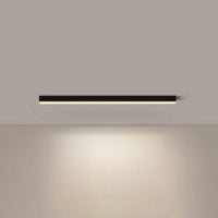 WOMO Lineare LED Deckenleuchte Flur Lang Schmal Metall-WM1003