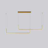 WOMO Suspension longue en métal pour table à manger, style minimaliste - WM2001