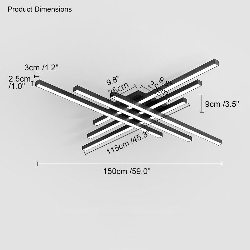WOMO Simple Flush Mount Ceiling Light - WM1004