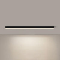 WOMO Lineare LED Deckenleuchte Flur Lang Schmal Metall-WM1003