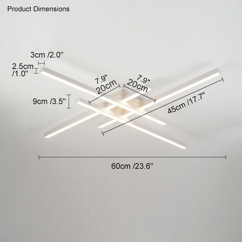 WOMO Simple Low Profile Flush Mount Ceiling Light-WM1004