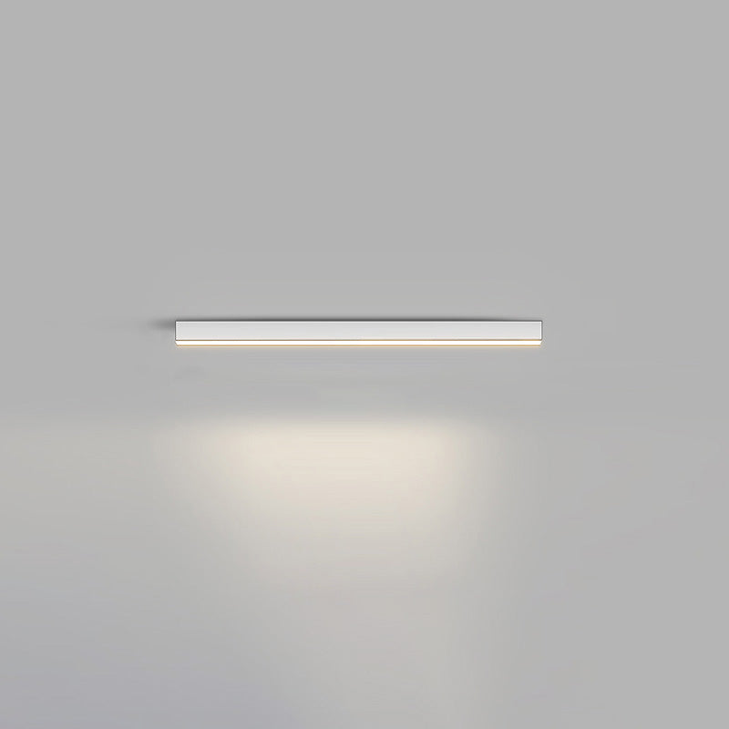 WOMO Lineare LED Deckenleuchte Flur Lang Schmal Metall-WM1003