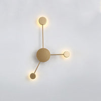 WOMO Skulpturale Wandleuchte mit mehreren Lichtern-WM6011