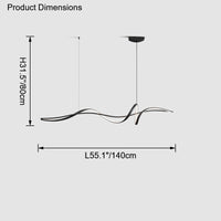 WOMO Suspension LED Spirale noire - WM2299