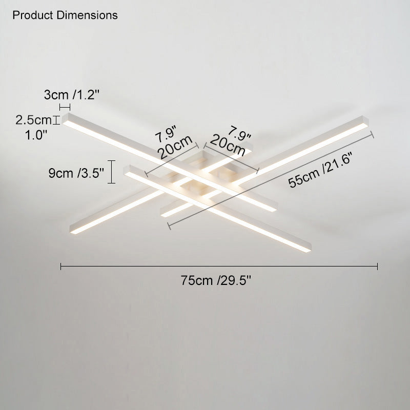 WOMO Simple Low Profile Flush Mount Ceiling Light-WM1004
