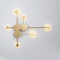 WOMO Skulpturale Wandleuchte mit mehreren Lichtern-WM6011