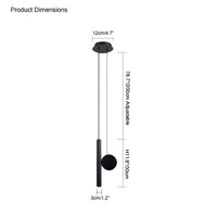 WOMO Adjustable Tube Pendant Lamp-WM2078