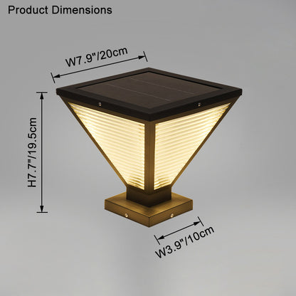 WOMO Solar Pillar Light-WM9142