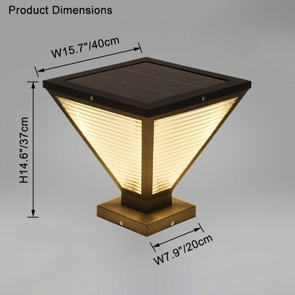 WOMO Solar Pillar Light-WM9142