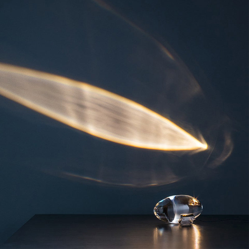 WOMO Sternenprojektor-Tischlampe aus Glas-WM8000