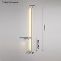 WOMO Dimmable Long Linear Wall Light with Spotlight - WM6068