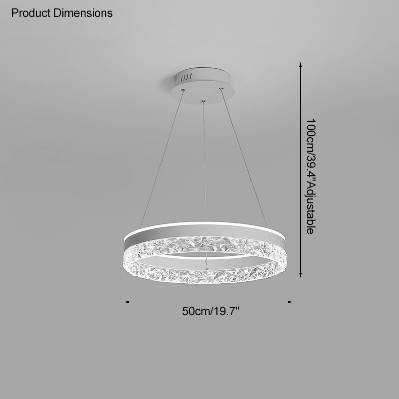 WOMO Acryl-Rund-LED-Kronleuchter-WM2171