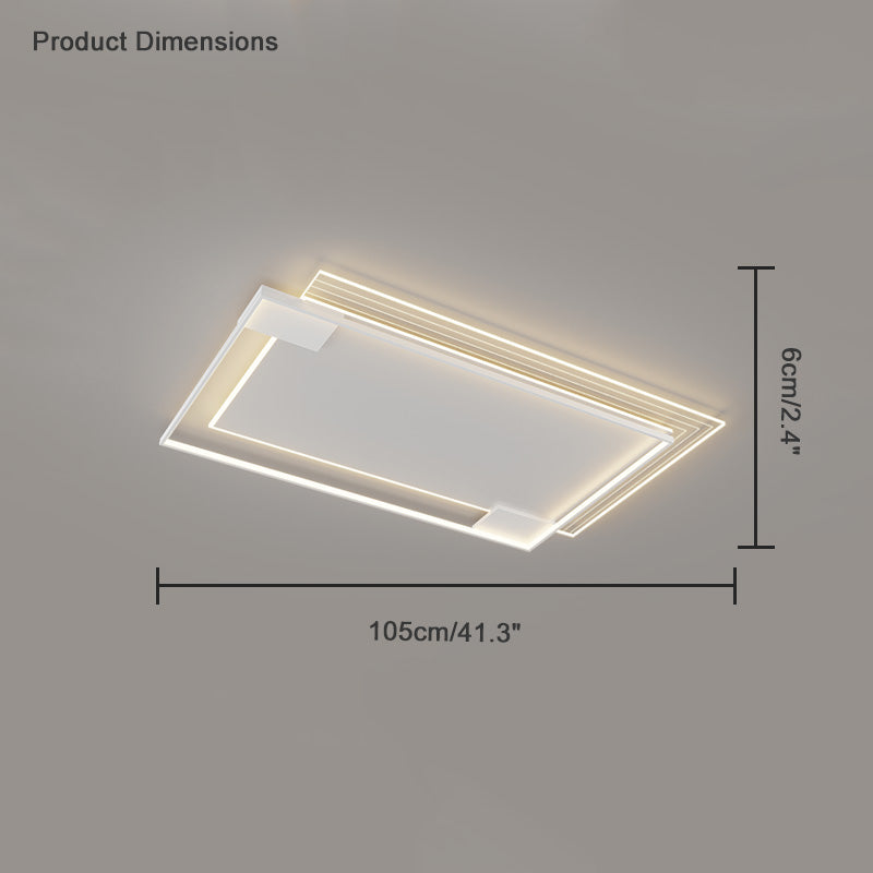 WOMO Flat Geometric Ceiling Light - WM1052