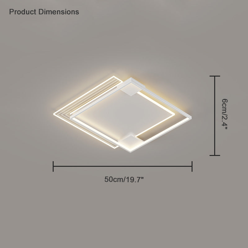WOMO Flat Geometric Ceiling Light - WM1052