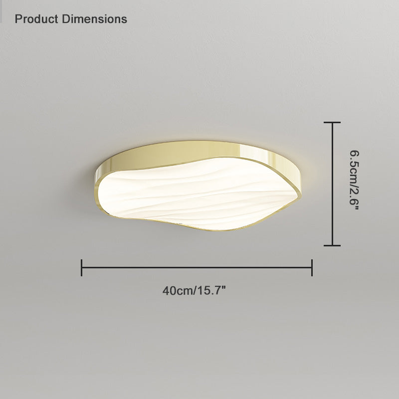 WOMO Scandi Colorful Wavy Round Ceiling Light-WM1108