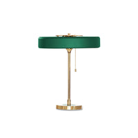 WOMO Mid-Century Round Table Lamp with Pull Chain - WM8009