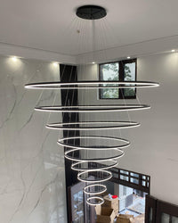 WOMO Stepped Ring LED Chandelier WM2159